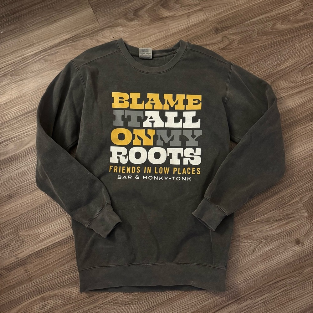 Garth Brooks’ Bar- Friends in Low Places-Vintage Wash Crewneck Sweater